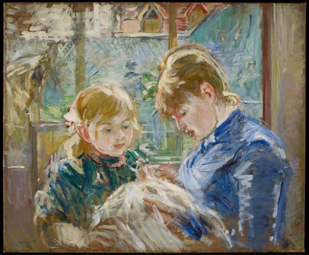 English language school talks art Berthe-Morisot