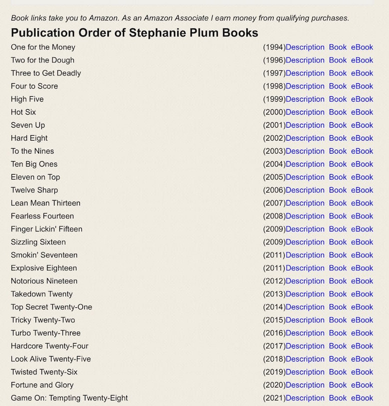 Books for English language learners Janet Evanovich Stephanie Plum series