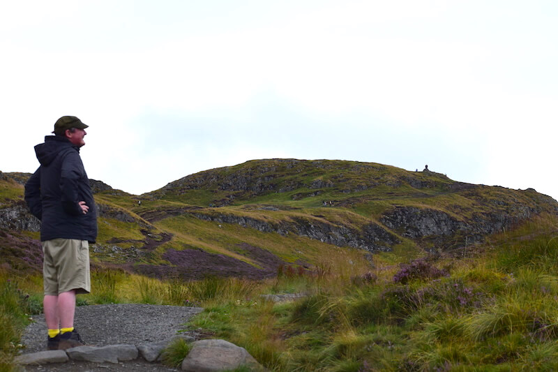 Explore Scotland with our language school - Dumyat hillside