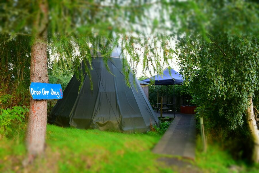 camping at Comrie Croft - ecotourism in Perthshire