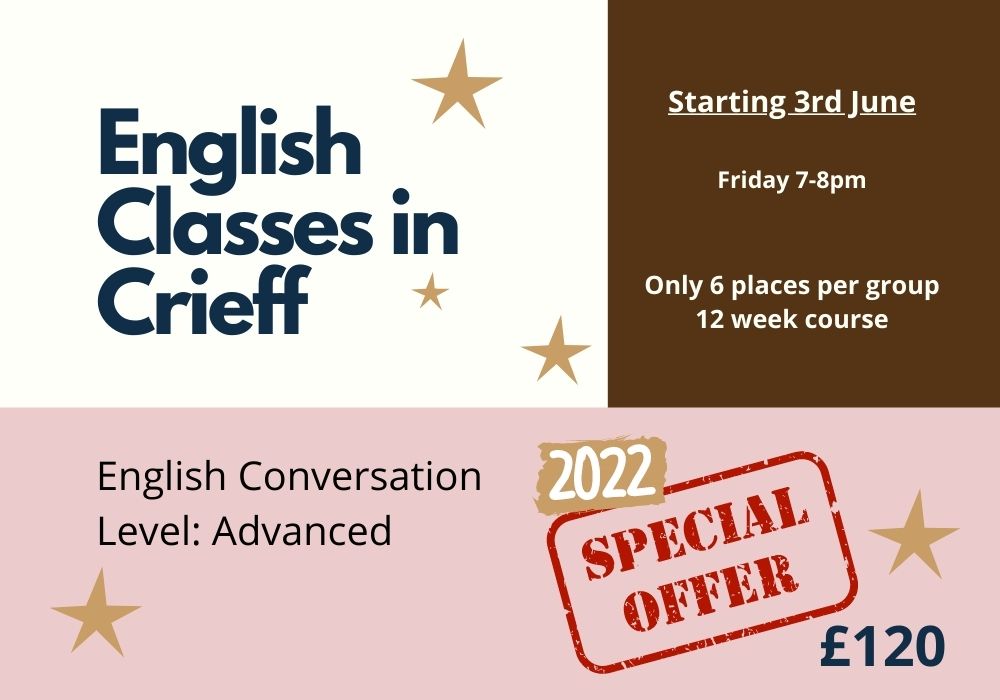 English classes in Crieff