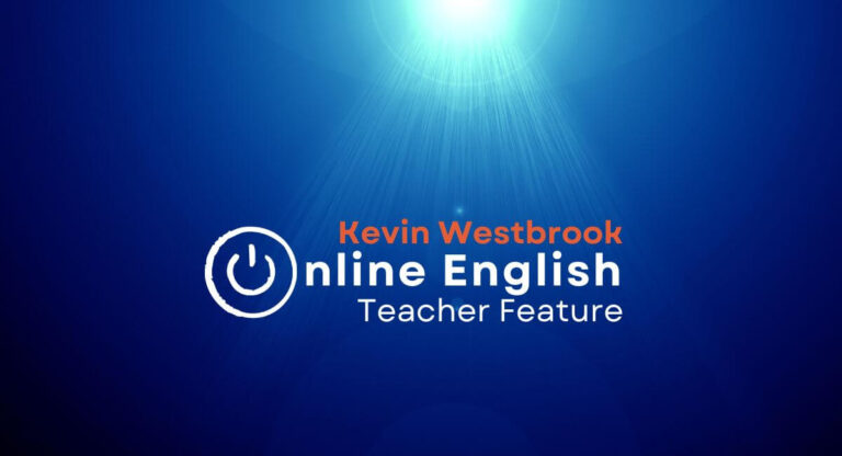 Kevin Westbrook Online English teacher advert for online English teacher feature