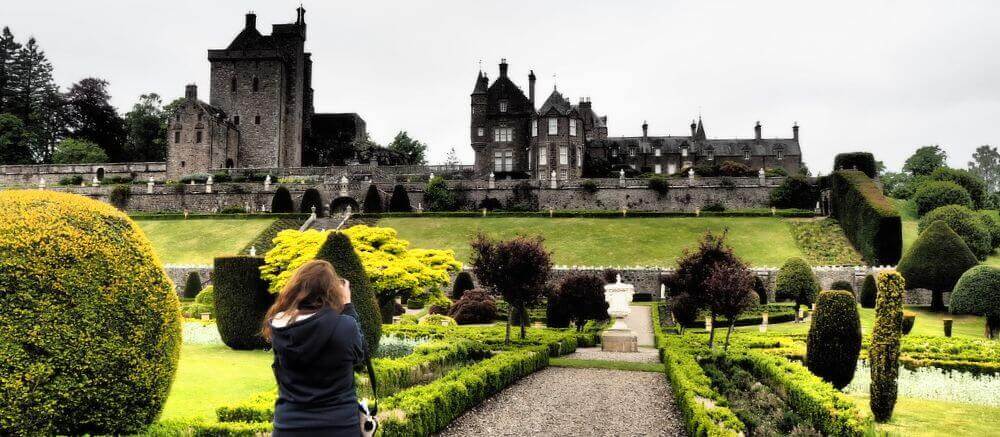 參觀德拉蒙德城堡花園 在英國蘇格蘭學習英語