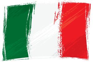 Italian flag graphic