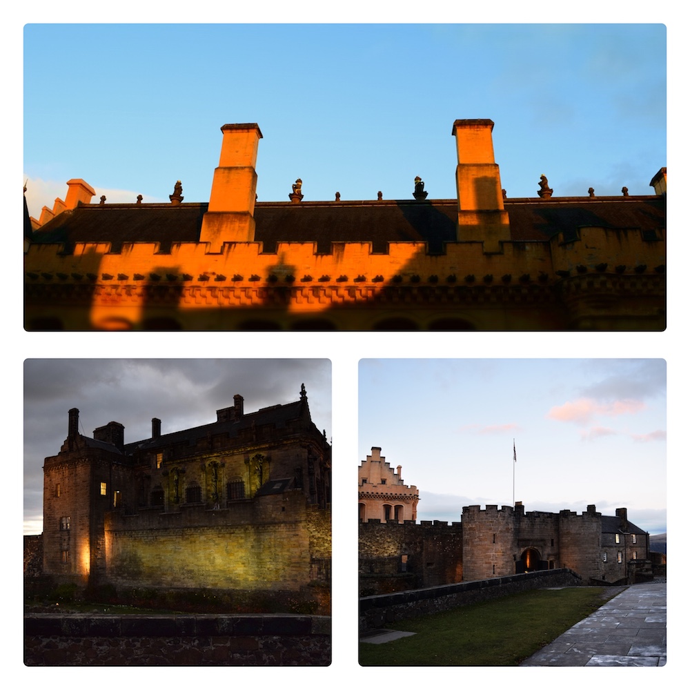 immersion english excursion to Stirling Castle in the winter