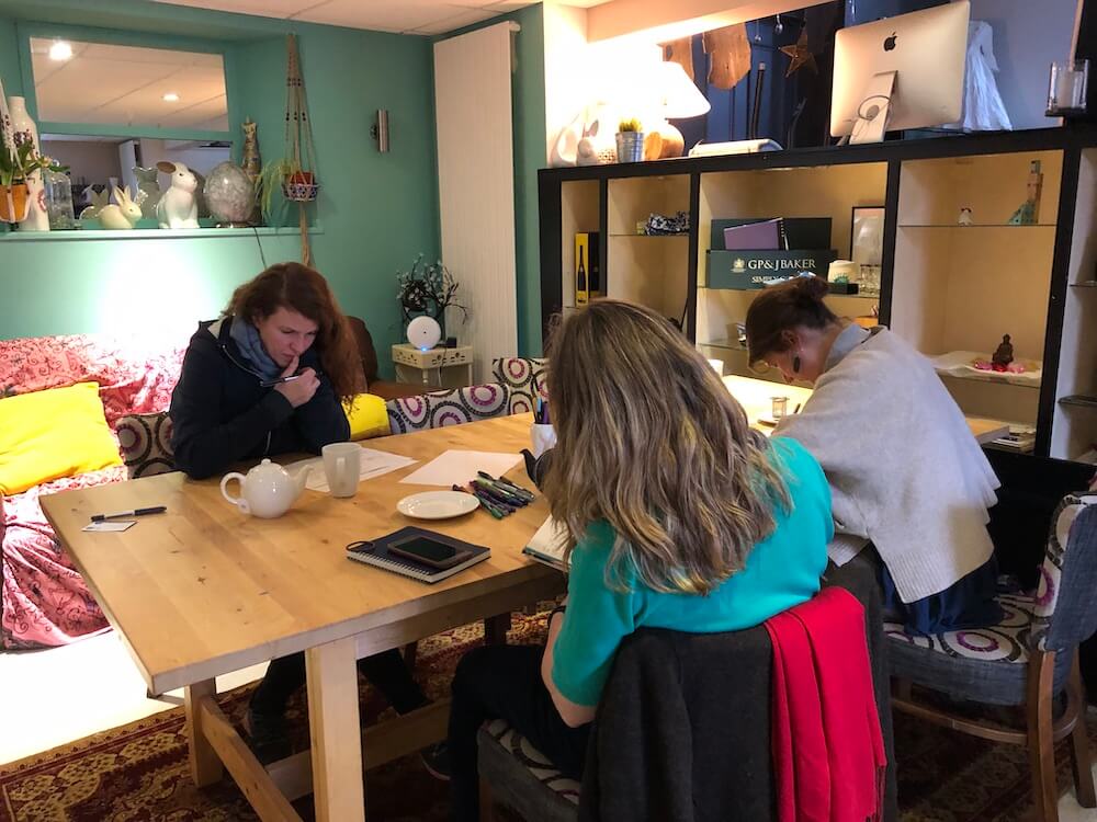 Blue Noun Language Hub travel journal workshop
