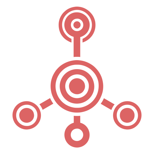 hub logo red