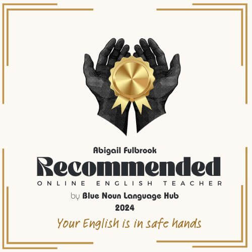 recommended online english teacher badge Abbie
