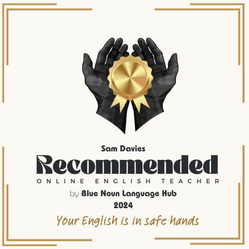 Sam Davies recommended online English teacher