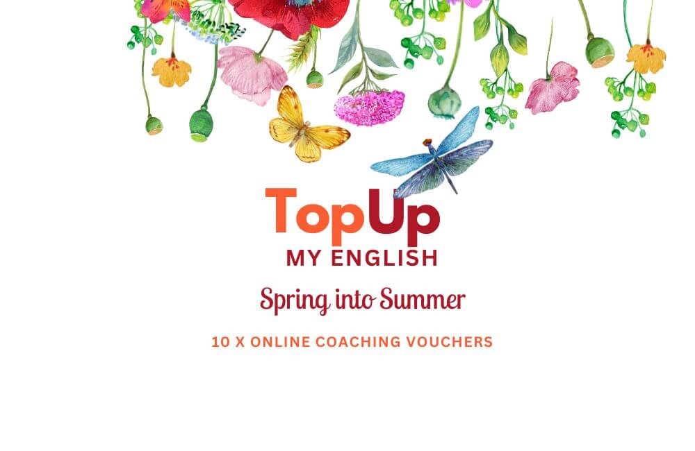 Top up my English online English voucher ad