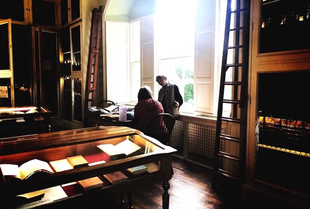 the reading room at innerpeffray library