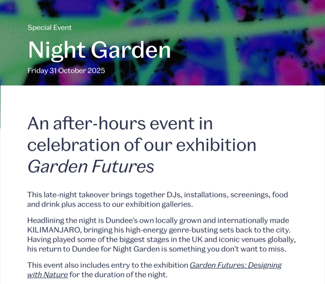Night Garden Dundee