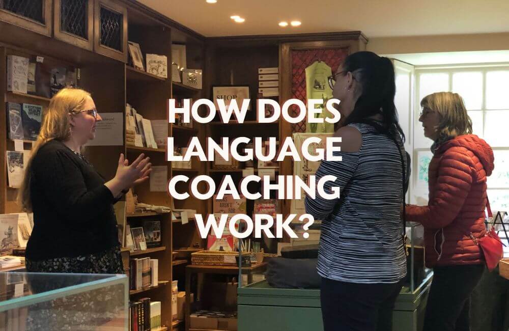 How does language coaching work student in a real world English encounter at innerpeffray library