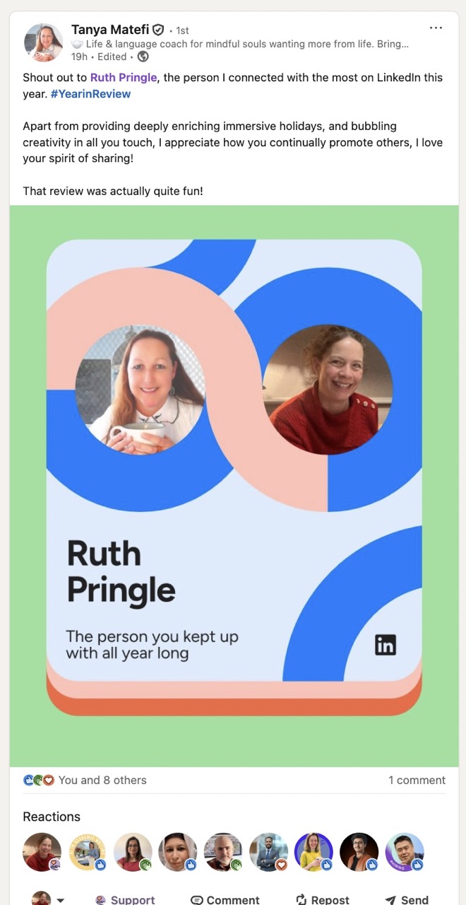 Ruth Testimonial for ELT support