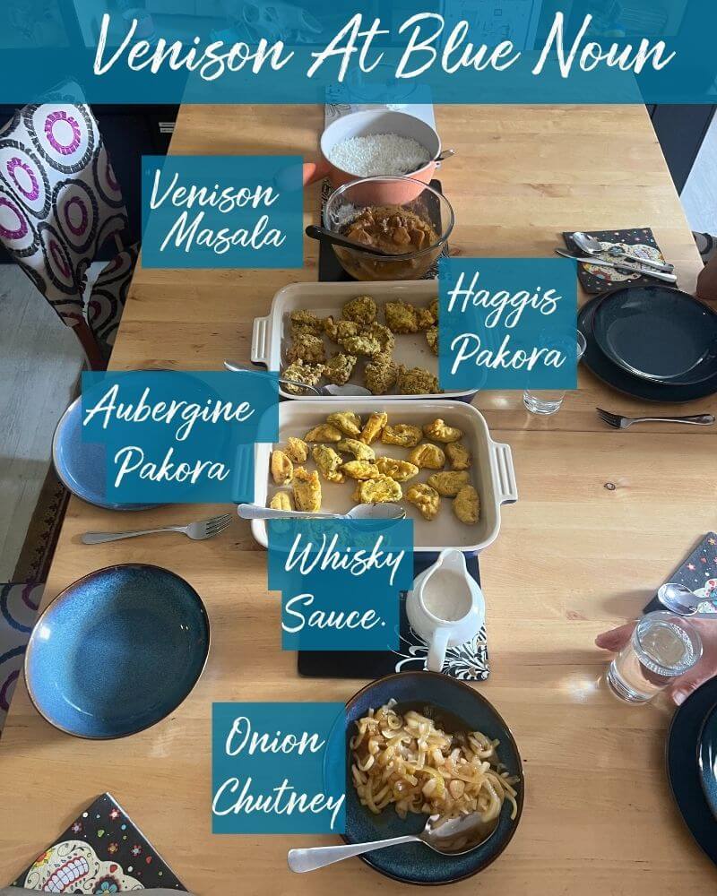 venison curry at Blue Noun hub