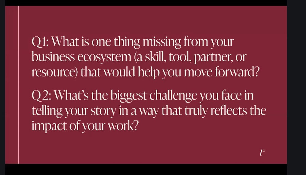 Latitude screenshot for purposeful travel questions.