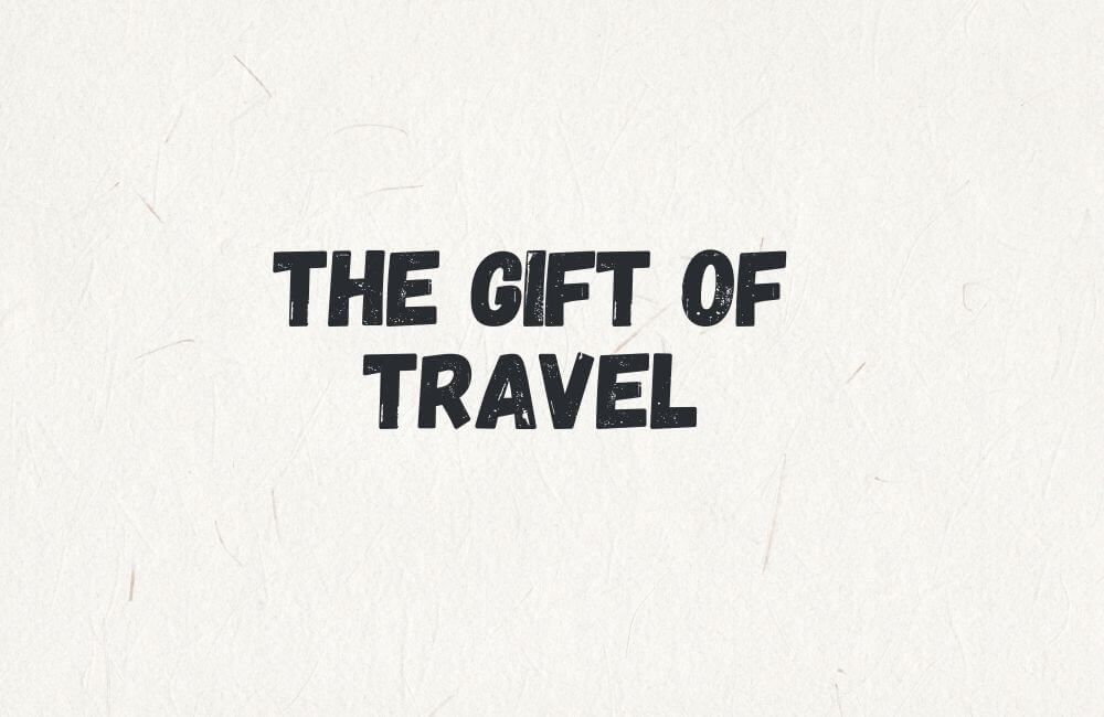 graphic - the gift of travel. The art school training behind Blue Noun