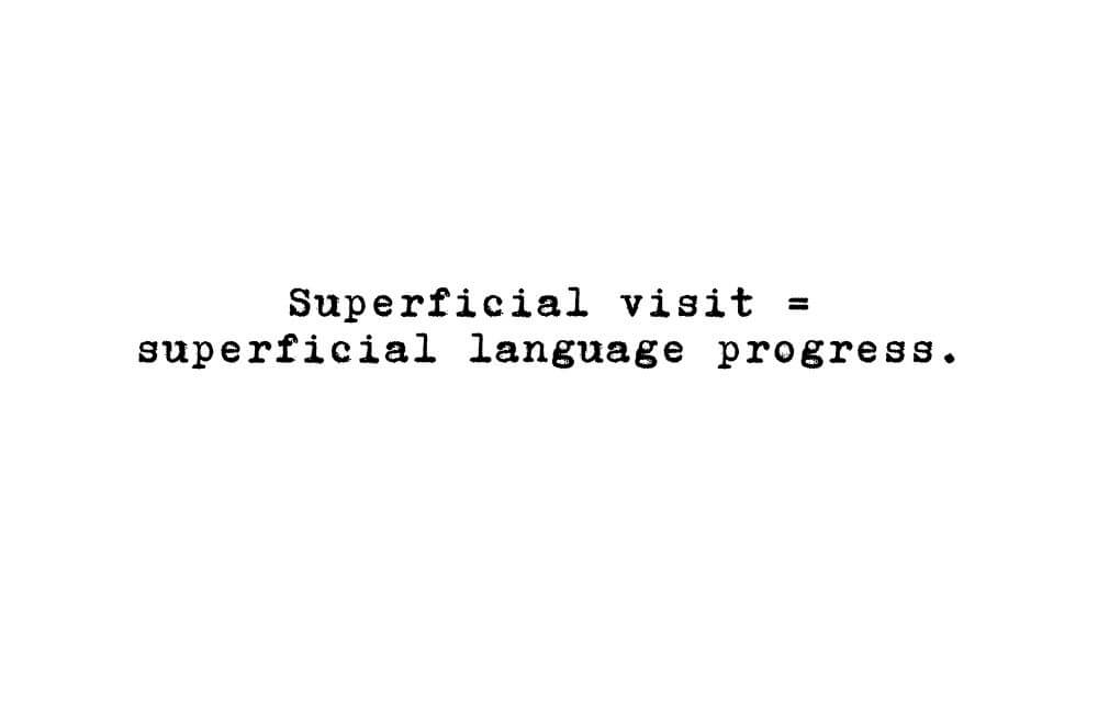 slide how cultural immersion English language holidays work.