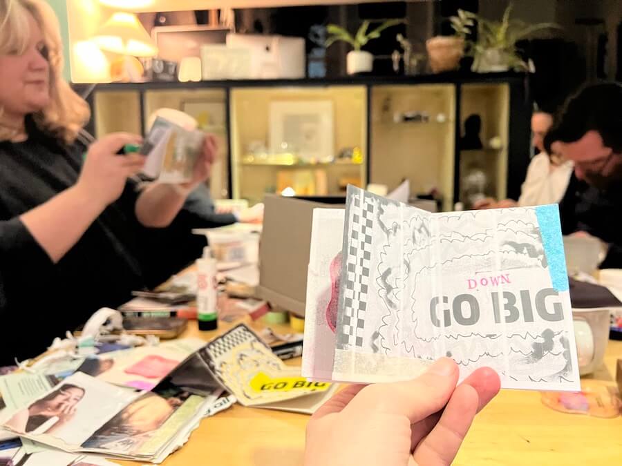 Creative English Zine Workshop at Blue Noun in Crieff