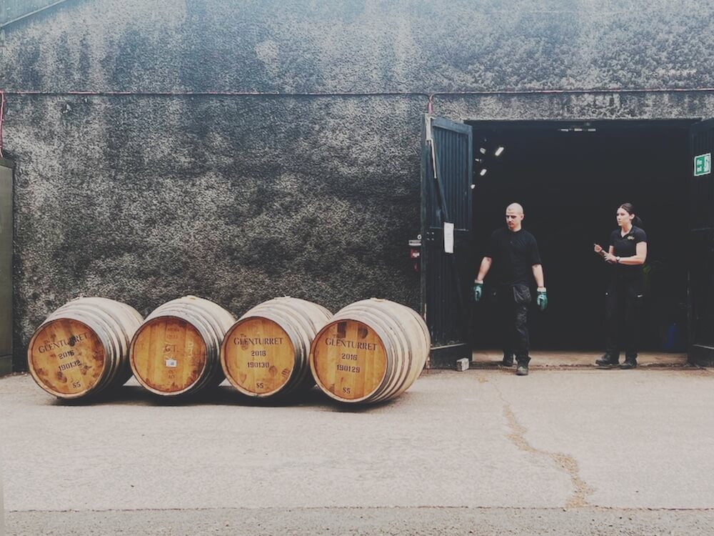 Why Perthshire to learn English whisky barrels at Glenturret