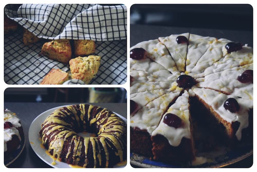 home baking at Liz Kemp's workshop in Perthshire.