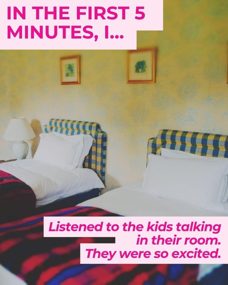 English homestay experience first 5 minutes kids