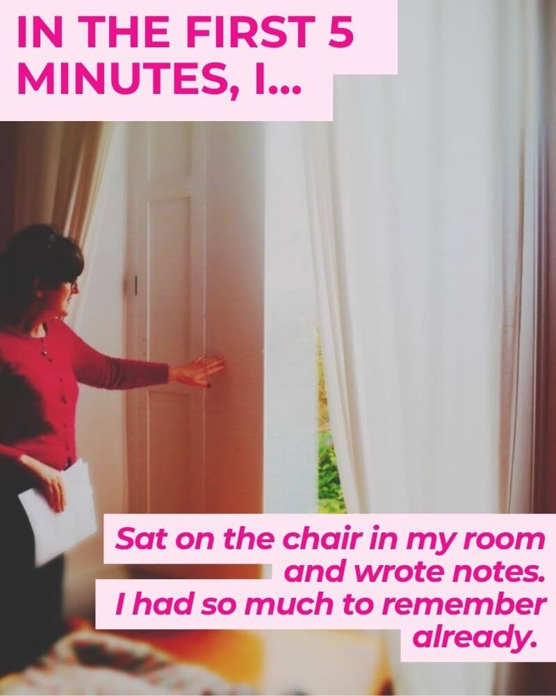 English homestay experience first 5 minutes notes