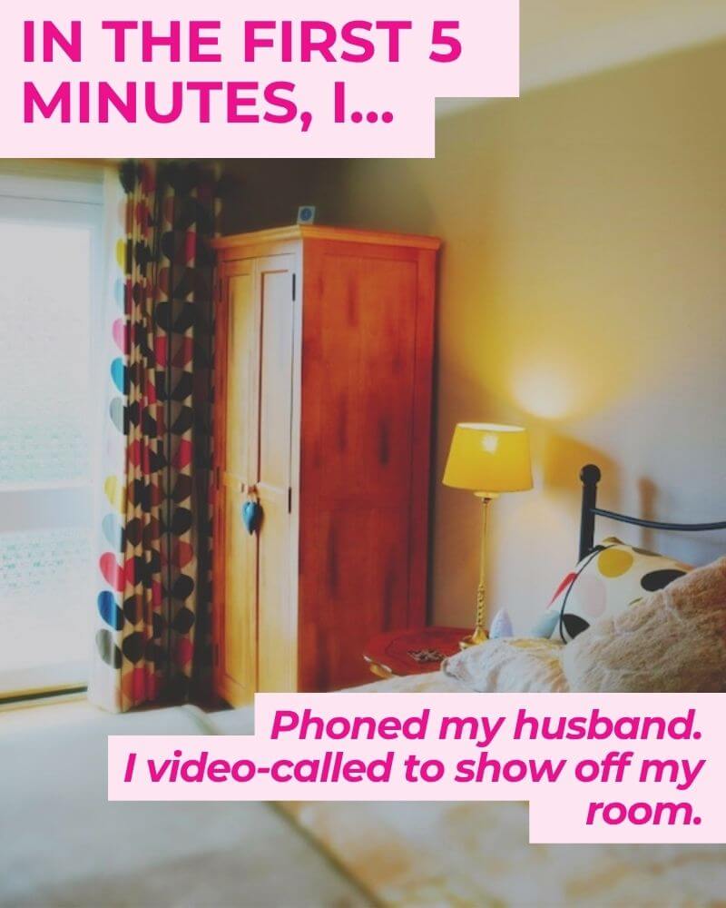 English homestay experience first 5 minutes video call