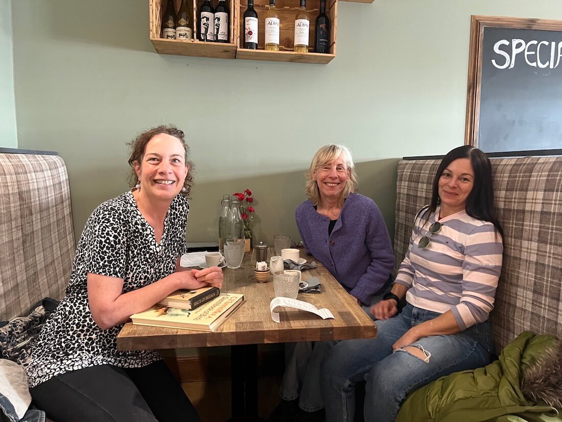 Final meal together in Crieff with homestay host