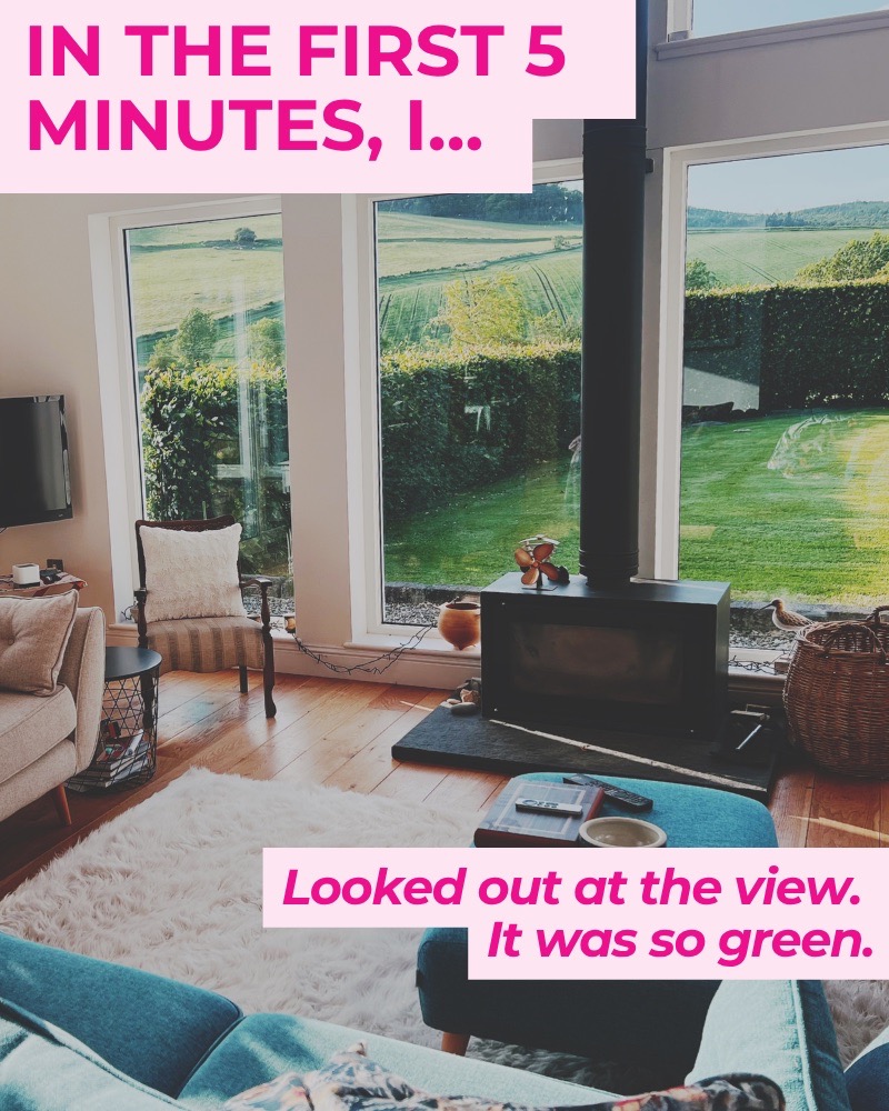 English language home stays UK, in the first 5 minutes I looked at the view