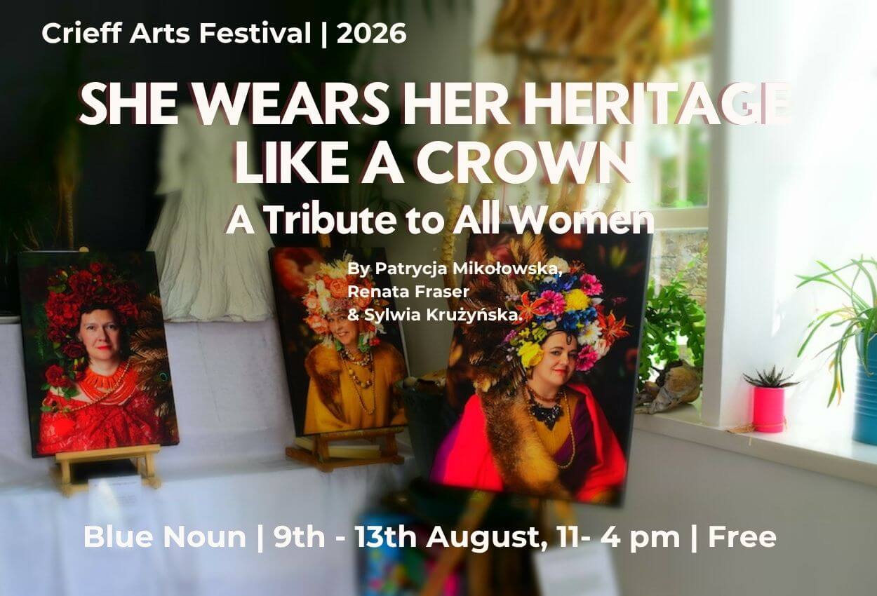 She Wears Her Heritage Like a Crown - A Tribute to All Women photographer Patrycja Mikołowska, organised by Renata Fraser and Sylwia Krużyńska. Exhibition at Blue Noun