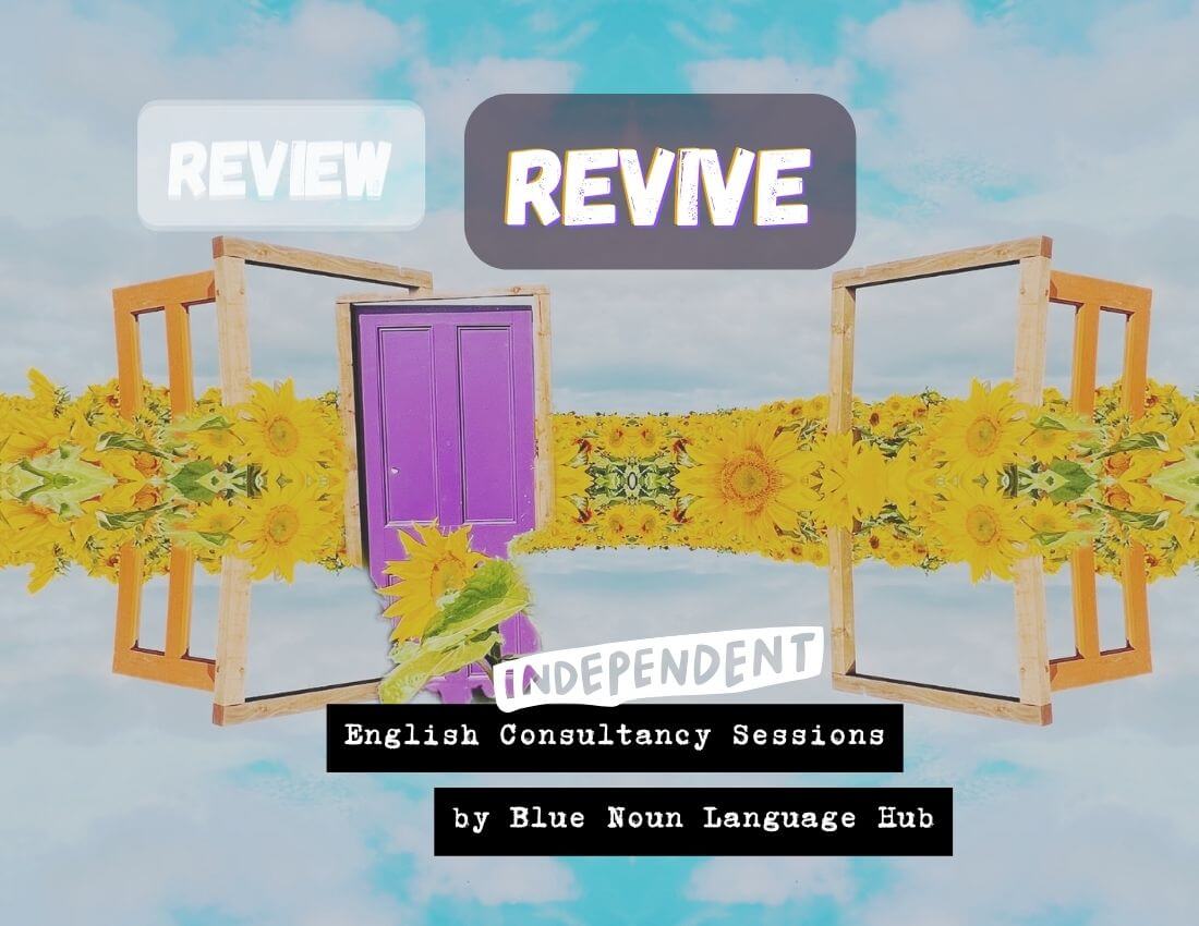 Colourful doors in a sunflower field, representing choosing what your English needs next for which English course should I take?