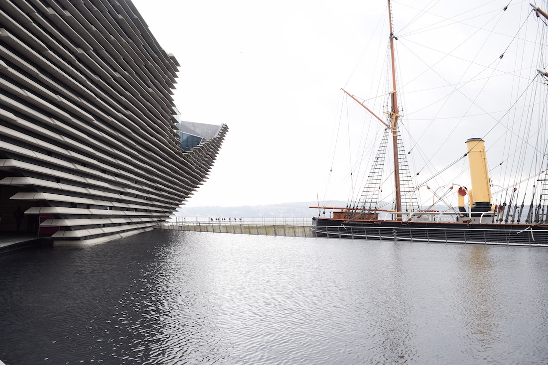 V&A Dundee and historic ship on a private English language holiday for two in Scotland